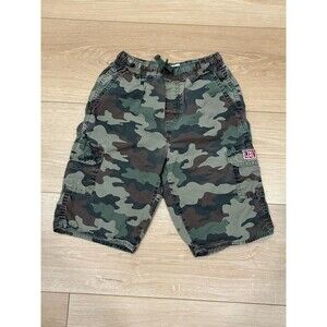 Levi Strauss & Co. Boys' Camouflage Cargo Shorts Elastic Waist Size 12